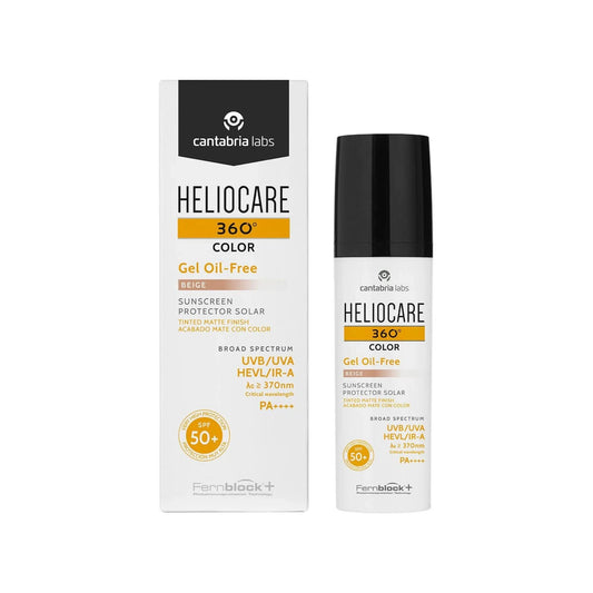 Heliocare 360° Gel Oil-Free Dry Touch Spf50+ Color Beige 50Ml