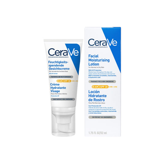 Cerave Loción Hidratante Facial Fps30 AM 52Ml
