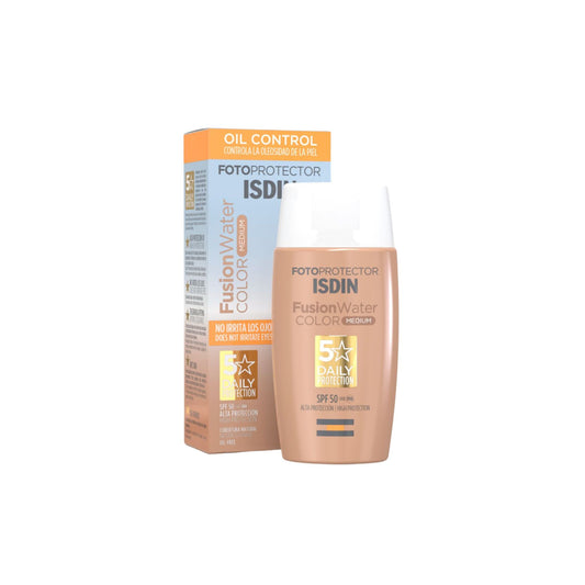 Fotoprotector Isdin Fusion Water Fps50 Color Medium 50Ml