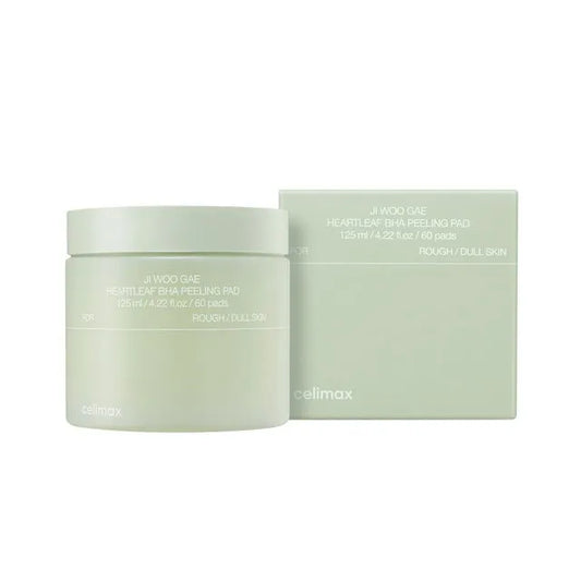 JI WOO GAE Heartleaf BHA Peeling Pad - 60Pza